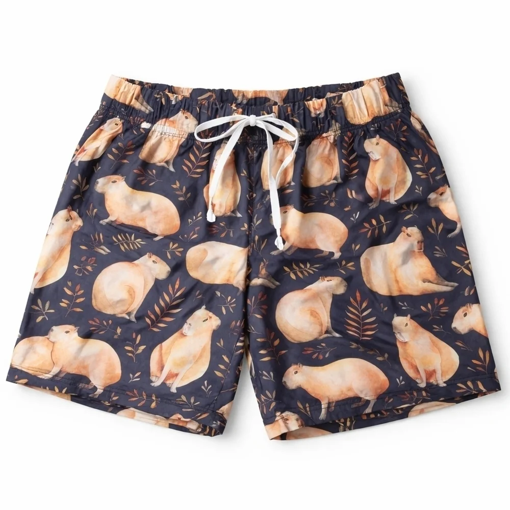 Goodfellow & Co Capybara Swim Trunks Men’s Size L Target